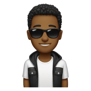 cool boys in shades parody sticker