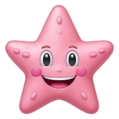 Patrick Star from SpongeBob sticker