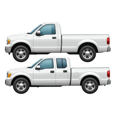 SINGLE WHITE PICKUP TRUCK SIDE VIEW "EllisDon"  sticker