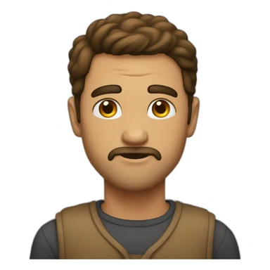 hombre pensando sticker