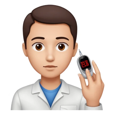 diabetes meter hand test finger blood sticker