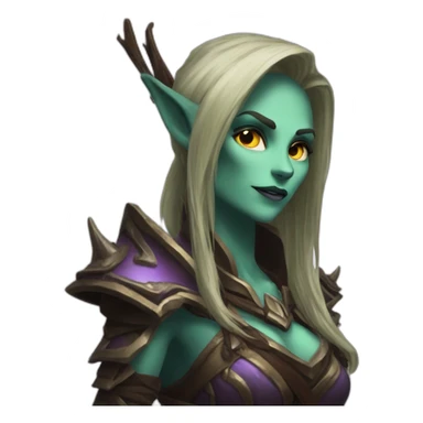 sylvanas in heal sticker