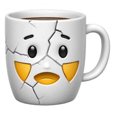 cracked mug sticker