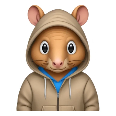 modern hacker armadillo who hates codebase errors  sticker