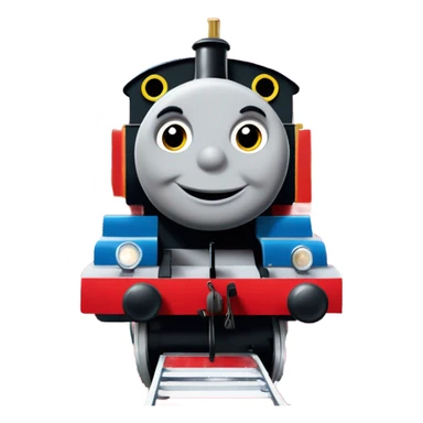 thomas the tank engine us flag sticker