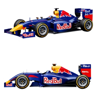 a 2010 Red Bull Formula 1 car sticker