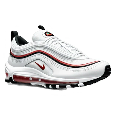 white nike air max 97 shoes  sticker
