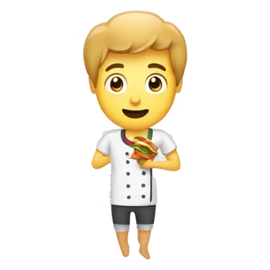 a person asking you if you want to eat a kebab for lunch, with a question mark sticker