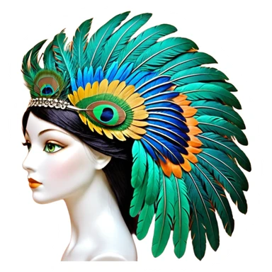 ave Cabeza y espalda: tonos verdes y azulados brillantes.

Pecho: anaranjado intenso que contrasta con el resto del cuerpo.

Alas: mezcla de verdes y negros.

Cola: larga y elegante, con dos plumas centrales que terminan en forma de “raqueta”. sticker