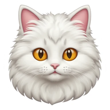 Fluffy cat sticker
