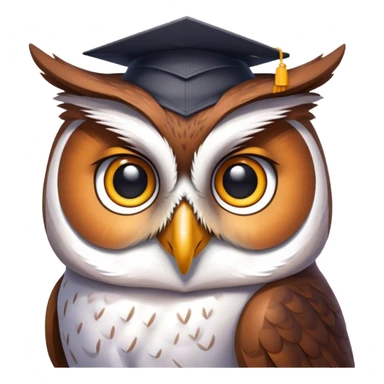 сова-математик sticker