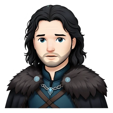 Jon snow sticker
