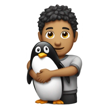 Musa holding penguin  sticker
