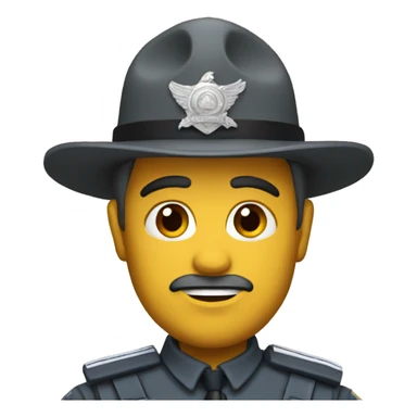 Major trooper  icon sticker