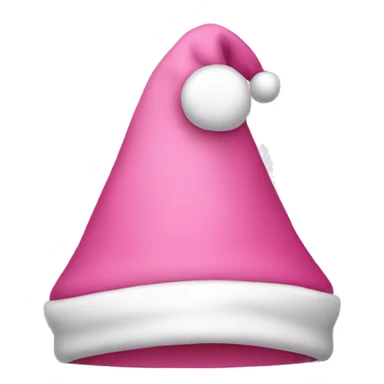 Christmas hat pink sticker