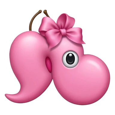 Laço rosa coquete sticker