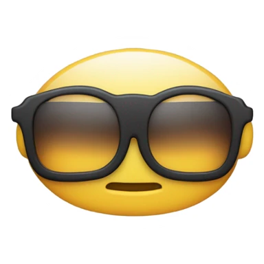 hazme un emoji con gafas de sol y con la lengua fuera y la cara torcida sticker