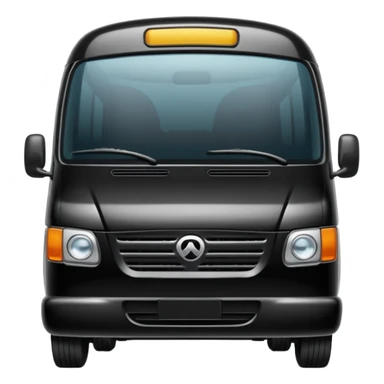 black minibus sticker