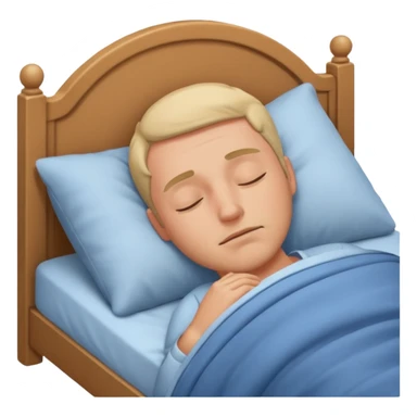 men sleeping in med sticker