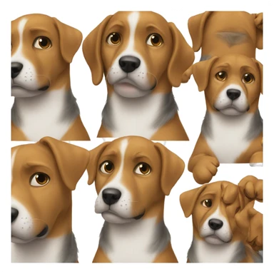 just a chill guy dog meme  sticker