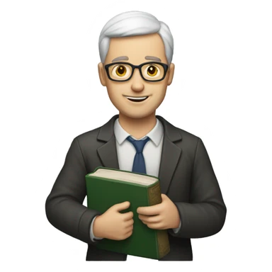 White skin male teacher with bible sticker