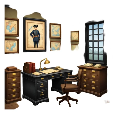 security office/ watchman office/ soldier office of 18th century sticker