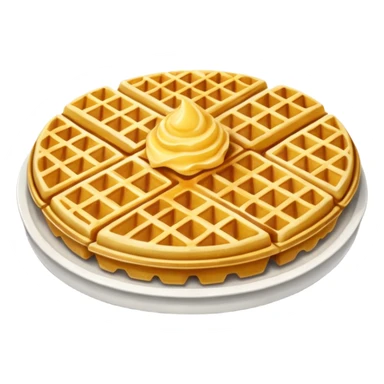 Waffle fries sticker