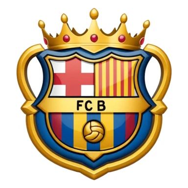 El escudo del Barcelona con unas esposas sticker
