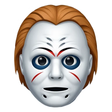 Crie um emoji do serial Killer Michael Myers sticker
