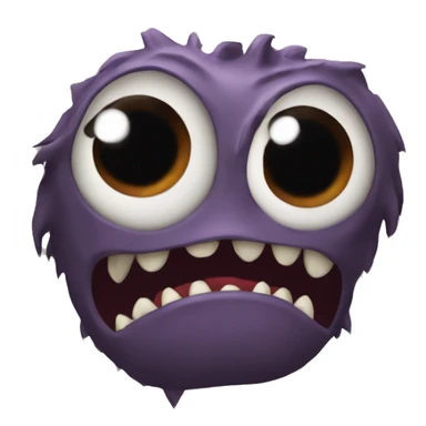 Monster loca moca monster  sticker