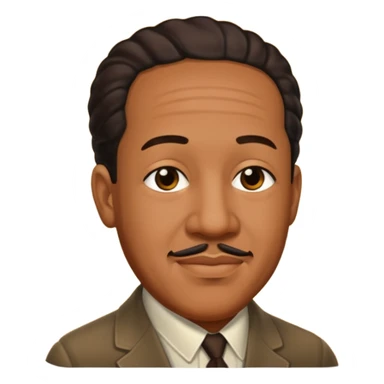 Langston Hughes sticker