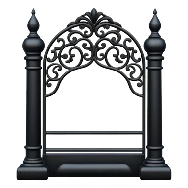 REJA PINTADA DE NEGRO sticker