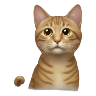Une souri sur un chat sticker