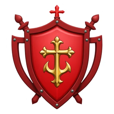 brasão sangrando medieval rosa de sangue vermelha sticker