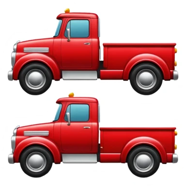 red truck sticker