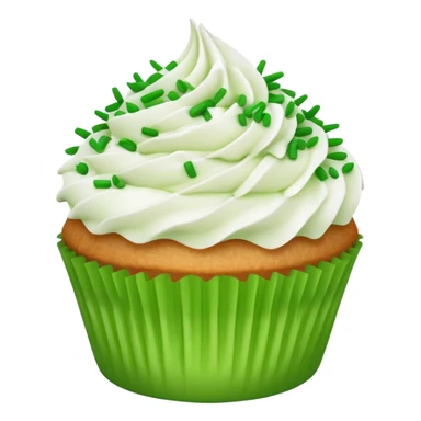 Shredded Coconut lime cupcake  sticker