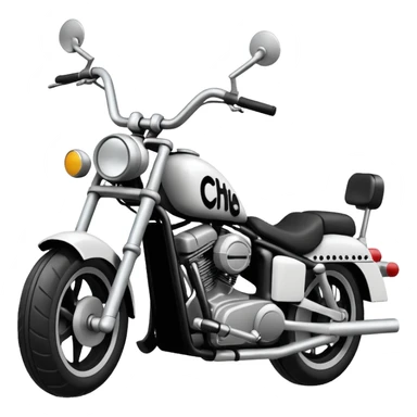 the word Chopper in graffiti sticker