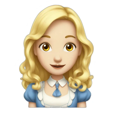 Alice in worderland sticker