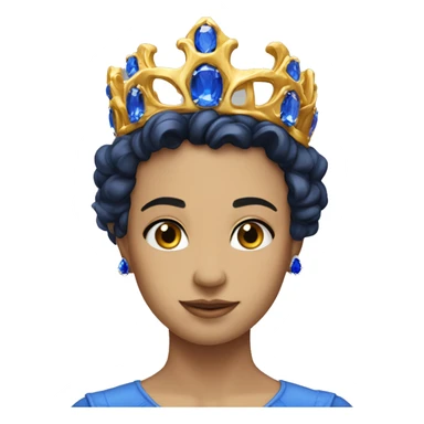 curonne avec plusieurs sapphire sticker