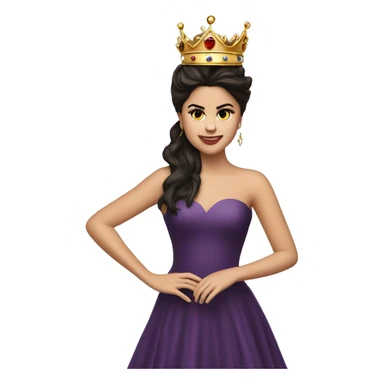 selena gomez with crown sticker