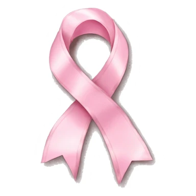 Shabby chic pink ribbon sticker