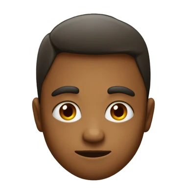 Visage qui rougie mais sans savoir quoi dire sticker