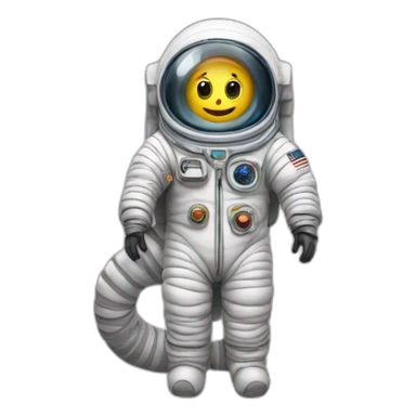 a worm in a spacesuit  sticker