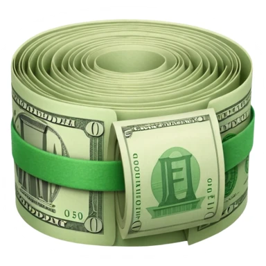 Money that is like a tube sticker