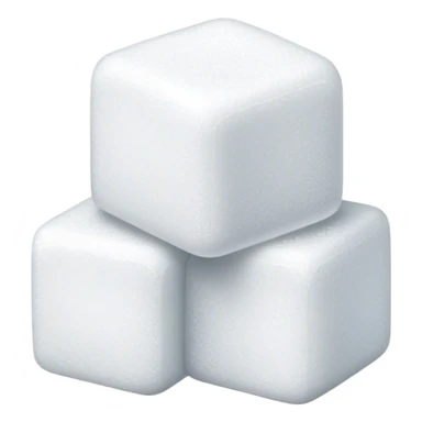 stack of 3 sugar cubes sticker