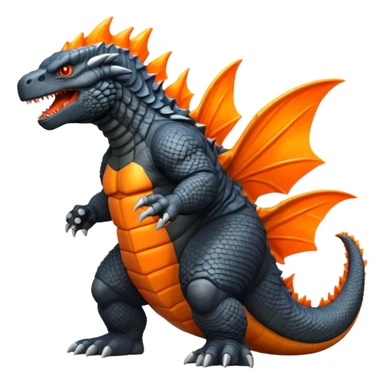 Godzilla ready to fire sticker