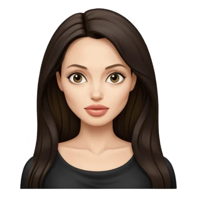 Angelina Jolie up to the waist sticker