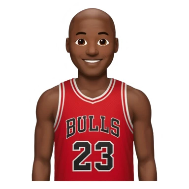 Michael Jordan number 23 Chicago Bulls sticker