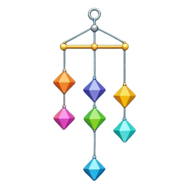 Hanging mobile  sticker