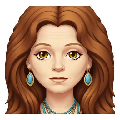 a portrait of janis joplin sticker